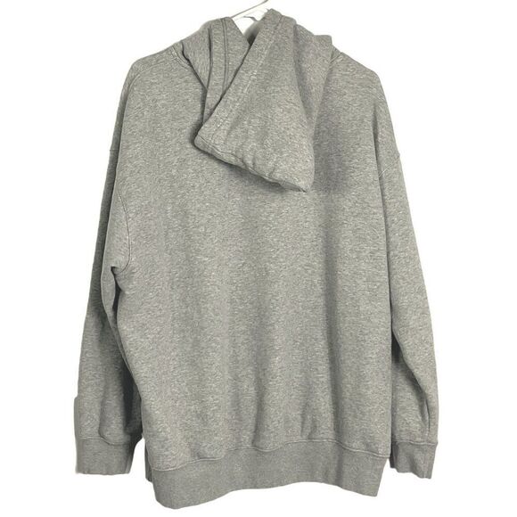Nike Women's Grey Hoodie, Medium, Drawstring, 80% cotton/20% poly - Picture 4 of 8